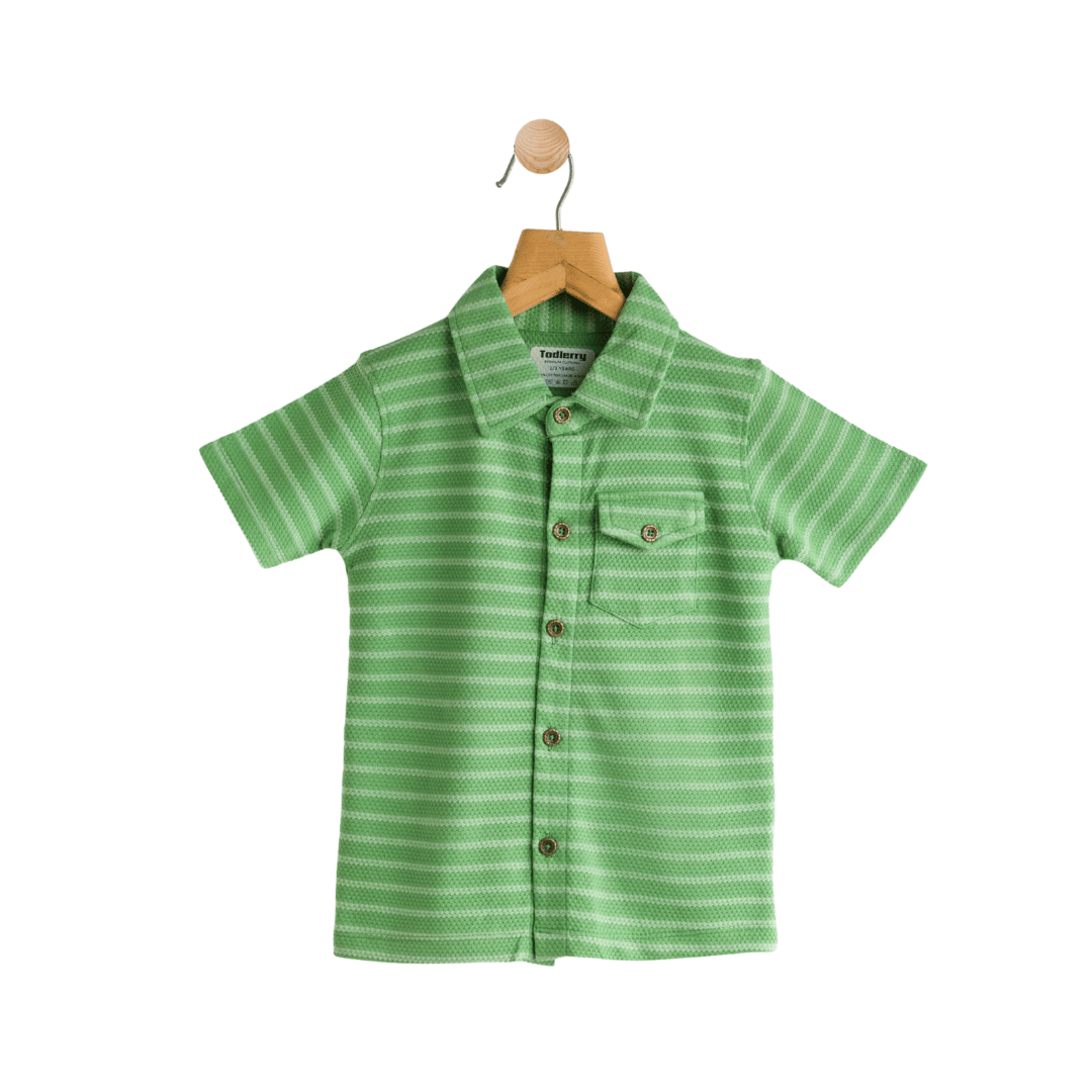 Todlerry Boys Cotton Strips Shirt | Pack of 2 |Soft & Breathable | 100% Cotton