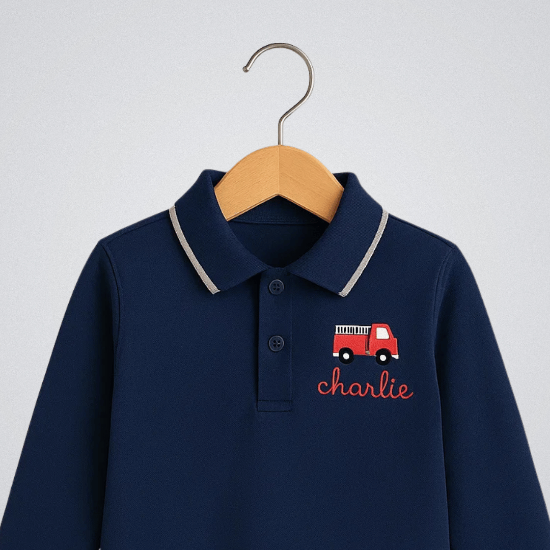 Todlerry Boys Cotton T-Shirt | Charlie Navy | Soft & Breathable | 100% Cotton