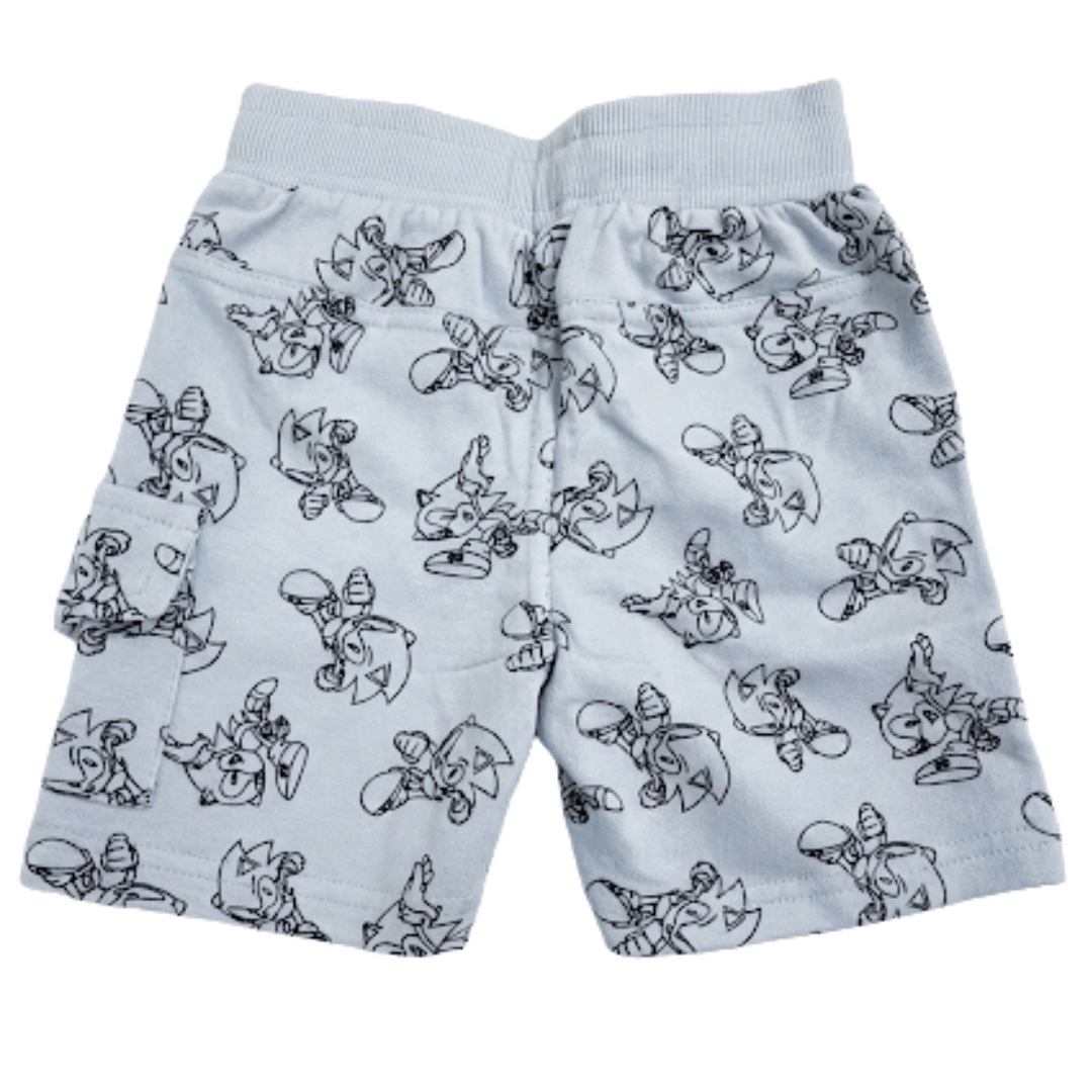 Unisex Light Blue Polo Shorts