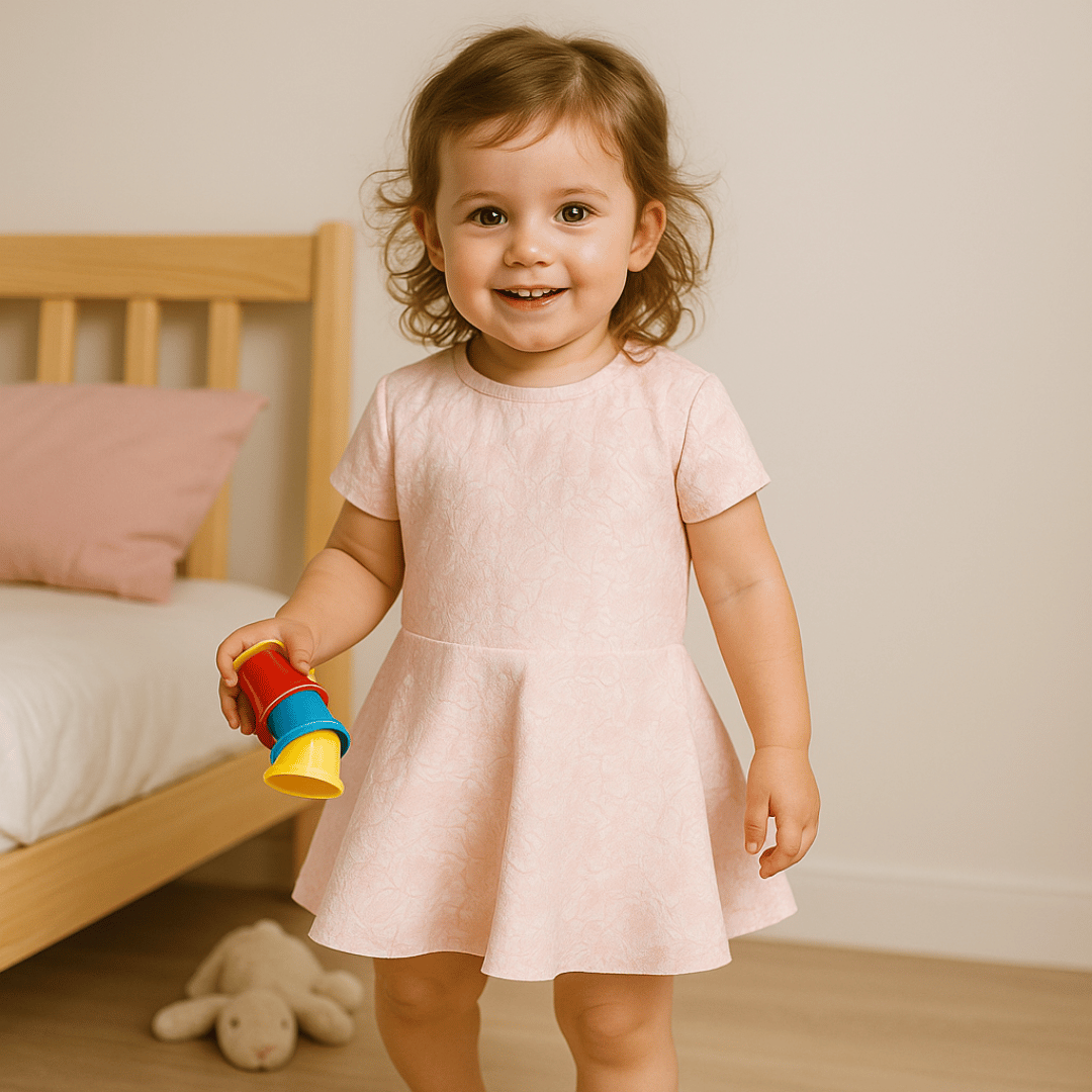 Todlerry Girls Frock | Pack of 2 |Soft & Breathable | 100% Cotton