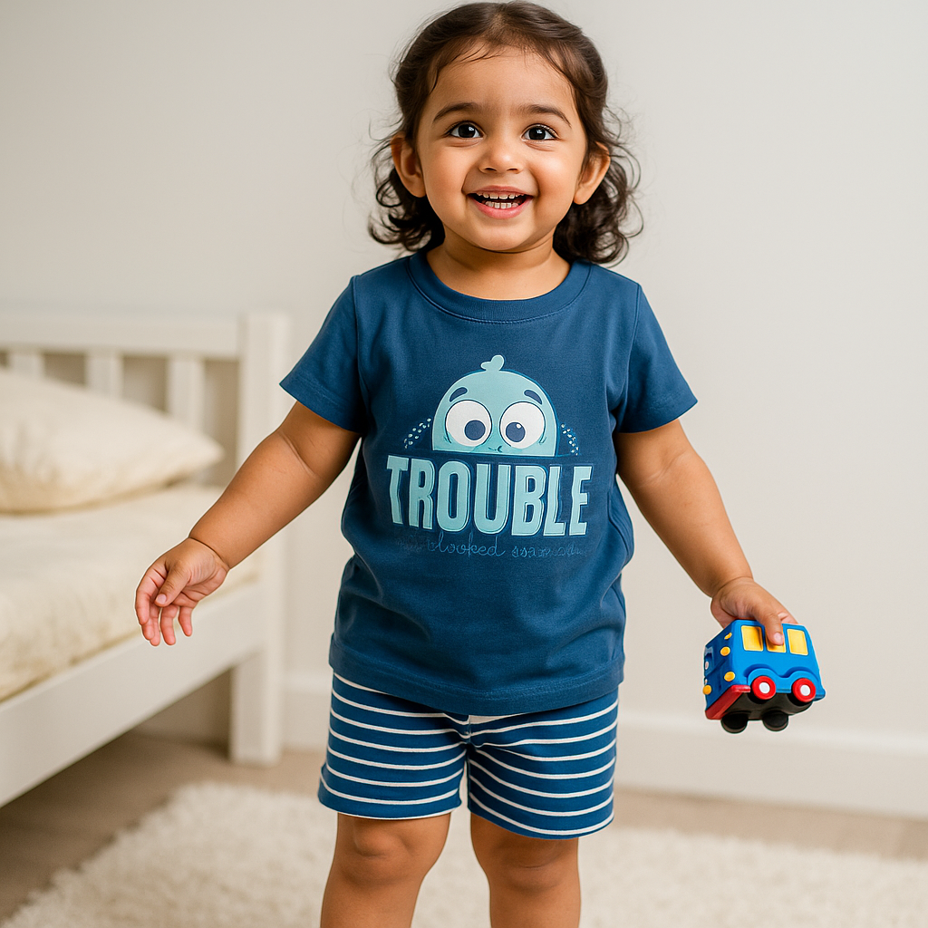 Todlerry Boys Cotton T-Shirt | Pack of 3 |Soft & Breathable | 100% Cotton