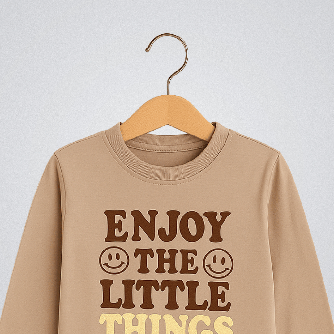 Todlerry boys Cotton T-Shirt | Little Things Tee | Soft & Breathable | 100% Cotton