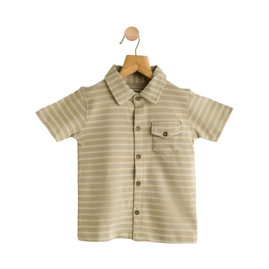 Todlerry Boys Cotton Strips Shirt | Pack of 2 |Soft & Breathable | 100% Cotton