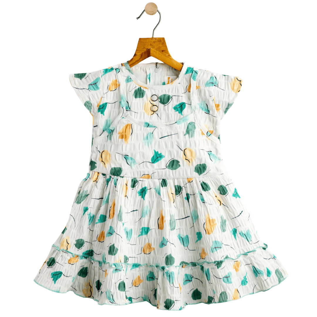 Todlerry Girls Frock | Pack of 2 |Soft & Breathable | 100% Cotton