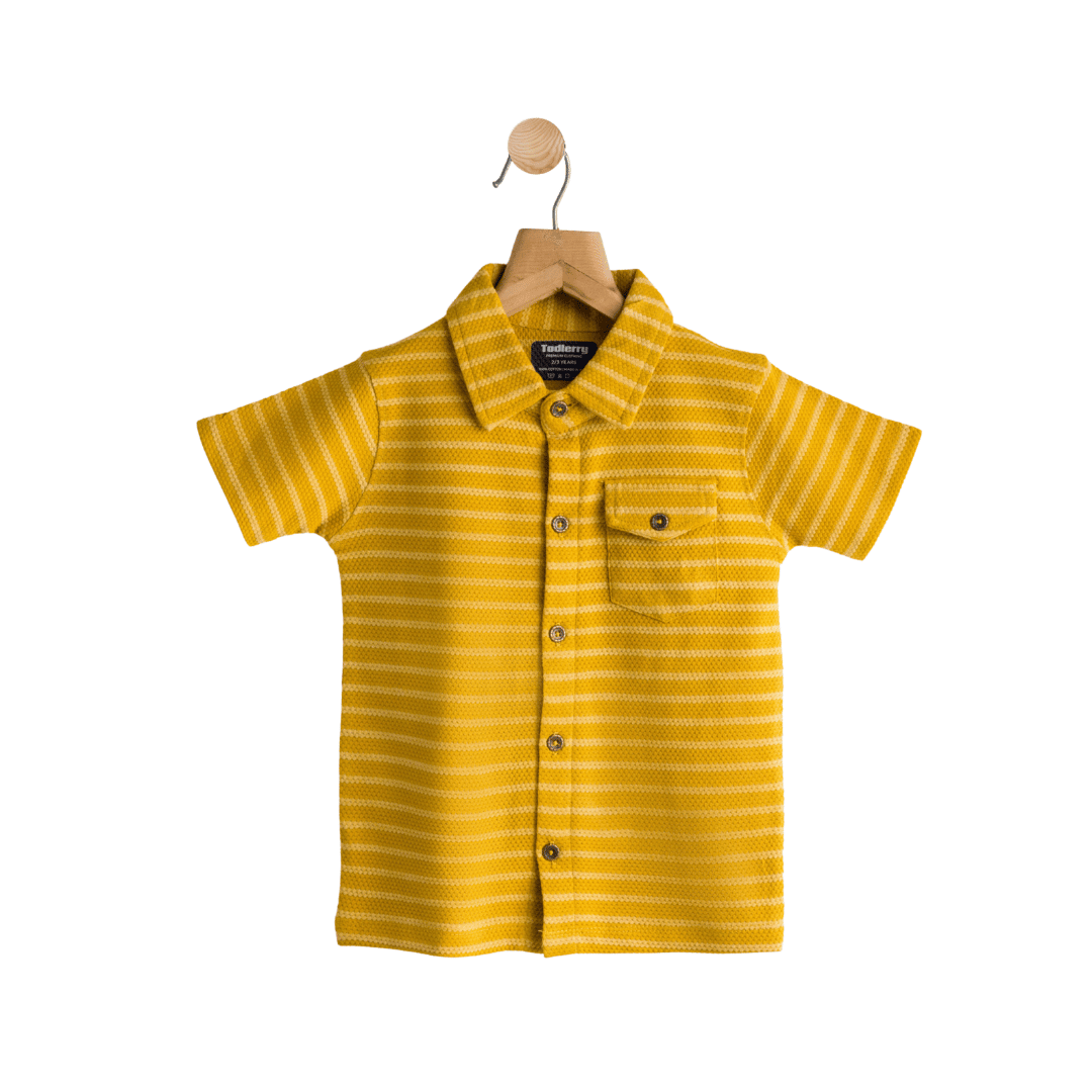 Todlerry Boys Cotton Strips Shirt | Pack of 2 |Soft & Breathable | 100% Cotton