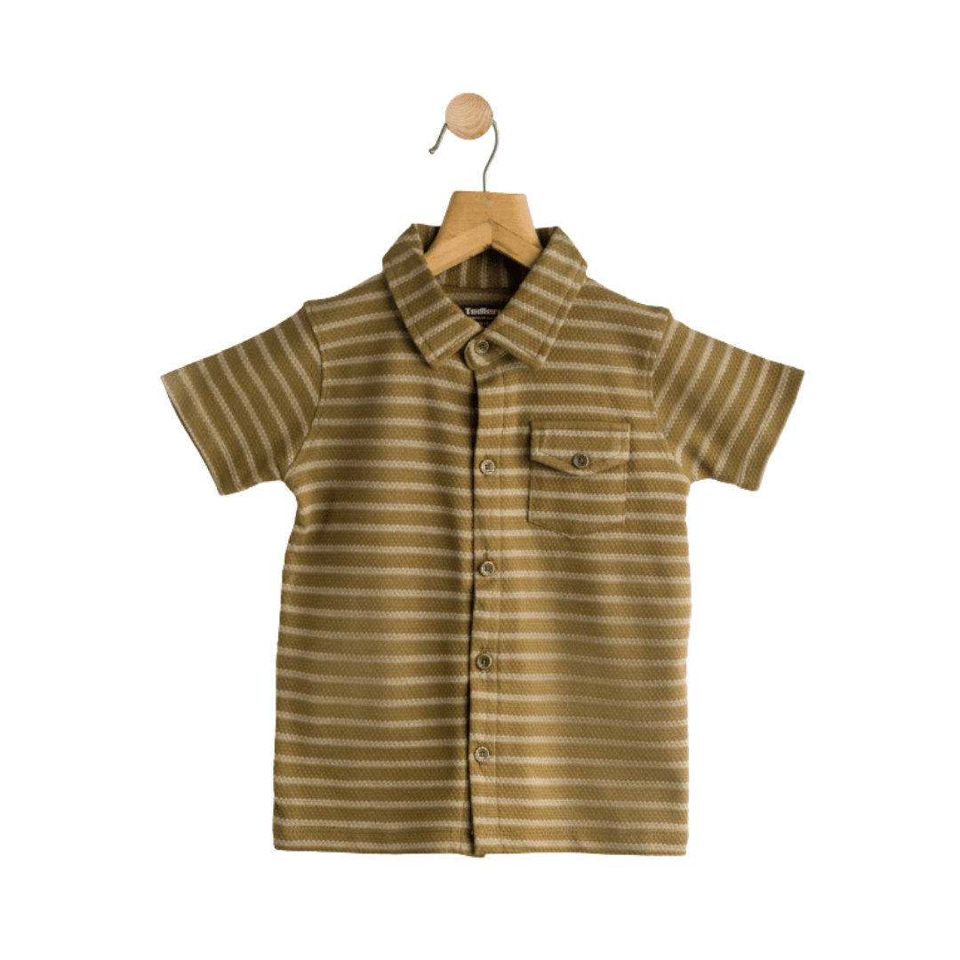 Todlerry Boys Cotton Strips Shirt | Pack of 3 |Soft & Breathable | 100% Cotton