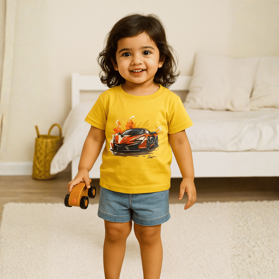 Todlerry Boys Cotton T-Shirt | Pack of 3 |Soft & Breathable | 100% Cotton