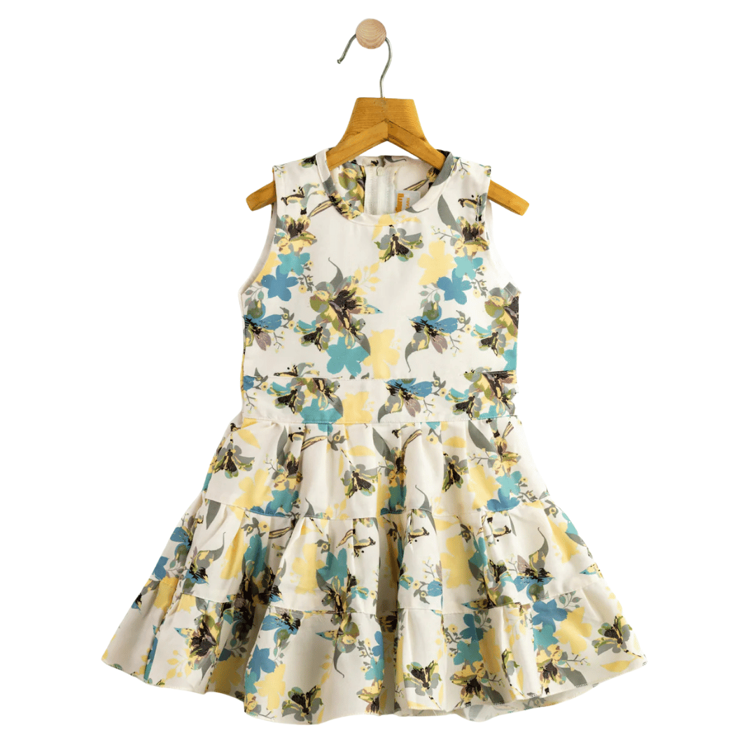 Todlerry Girls Frock | Pack of 3 |Soft & Breathable | 100% Cotton