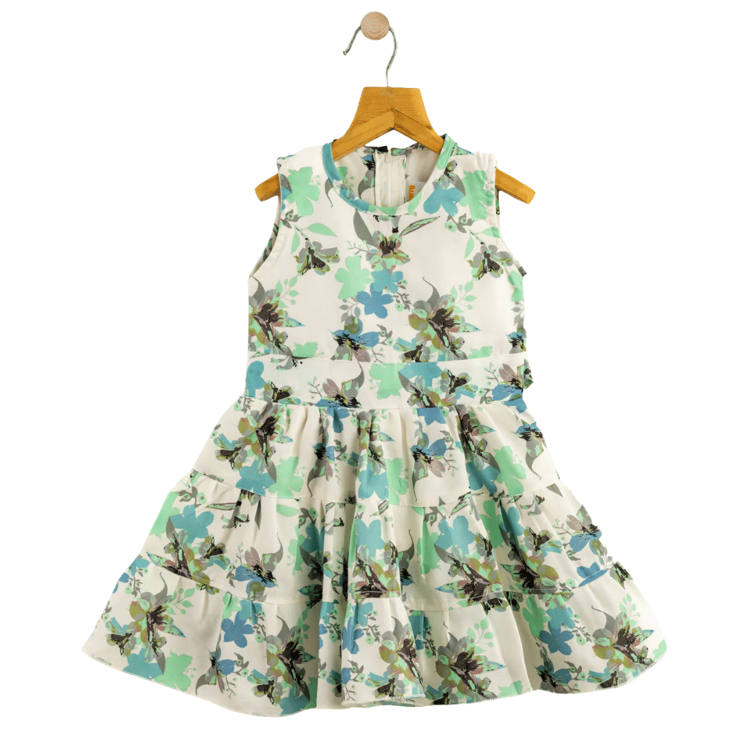 Todlerry Girls Frock | Pack of 3 |Soft & Breathable | 100% Cotton