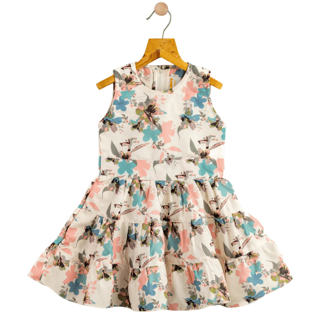 Todlerry Girls Frock | Pack of 3 |Soft & Breathable | 100% Cotton