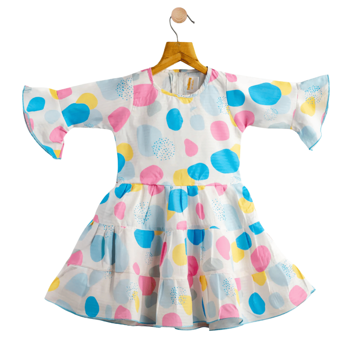 Todlerry Girls Frock | Pack of 2 |Soft & Breathable | 100% Cotton