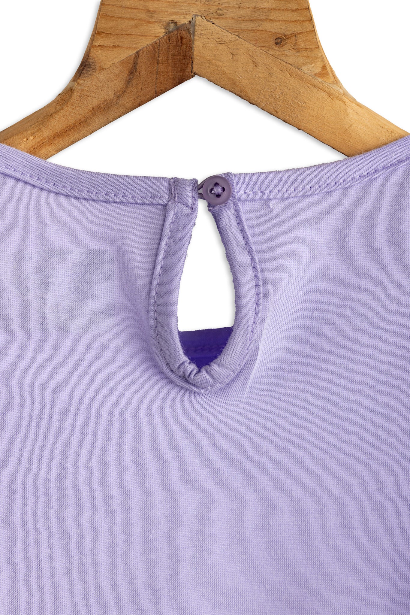 Todlerry Girls Cotton T-Shirt | lavender Bulb Print | Soft & Breathable | 100% Cotton