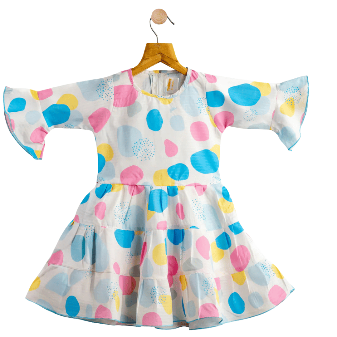 Todlerry Girls Frock | Pack of 2 |Soft & Breathable | 100% Cotton