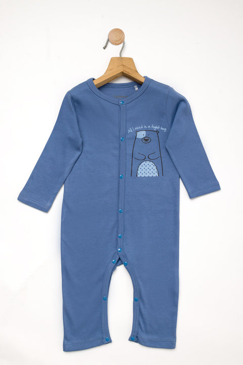 Blue Rompers for Kids 100% Cotton