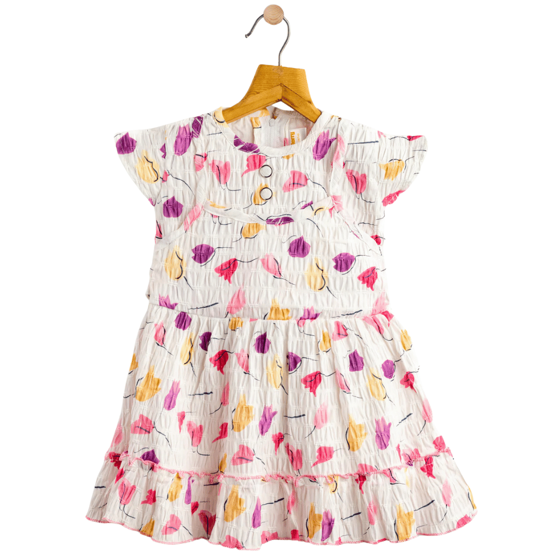 Todlerry Girls Frock | Pack of 2 |Soft & Breathable | 100% Cotton