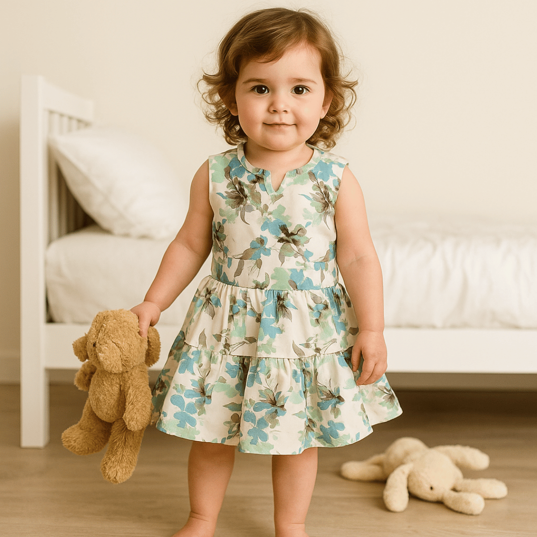Todlerry Girls Frock | Pack of 2 |Soft & Breathable | 100% Cotton