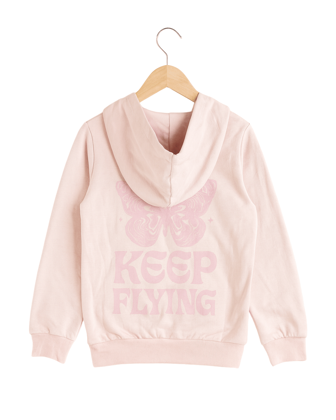 Todlerry Pink Full Sleeve Hoodie for Kids 100% Cotton