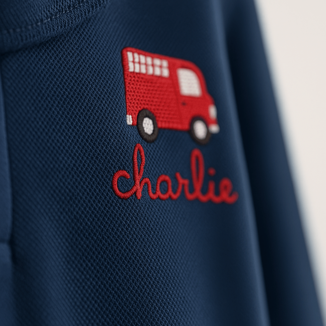 Todlerry Boys Cotton T-Shirt | Charlie Navy | Soft & Breathable | 100% Cotton