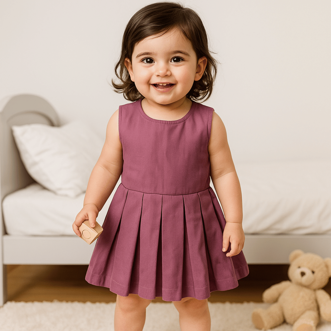 Todlerry Girls Frock | Pack of 2 |Soft & Breathable | 100% Cotton