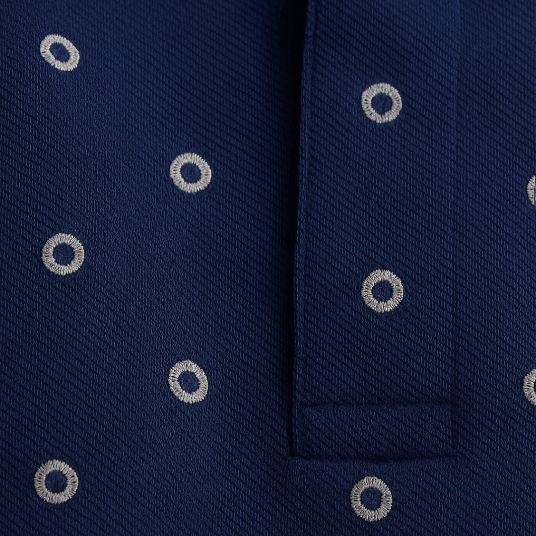 Todlerry Boys Cotton T-Shirt | Tiny Dots Navy | Soft & Breathable | 100% Cotton