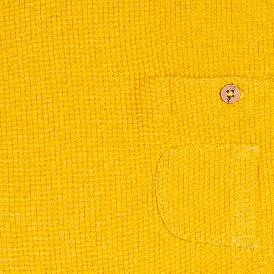 Yellow Half Sleeve Printed T-shirt for Kids | 100% Cotton