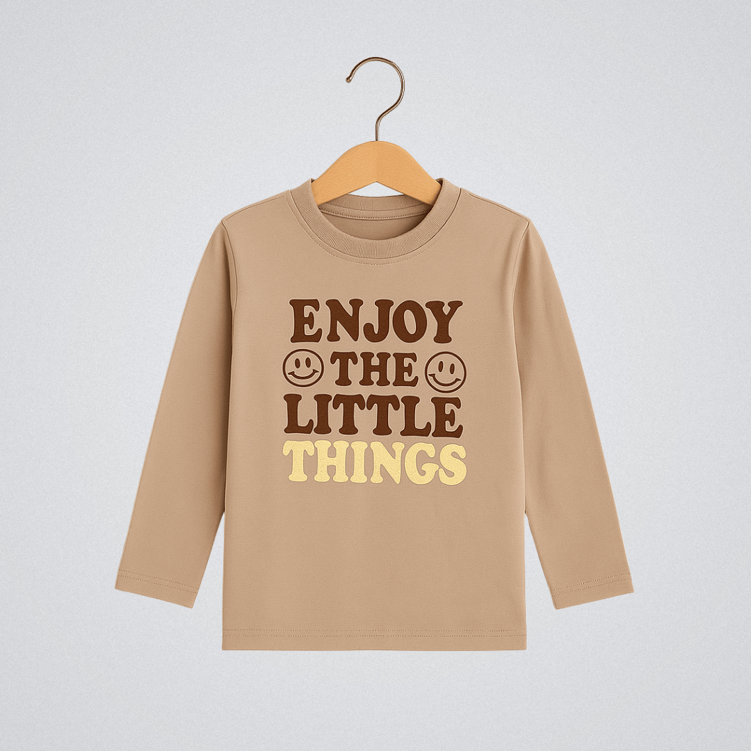 Todlerry boys Cotton T-Shirt | Little Things Tee | Soft & Breathable | 100% Cotton