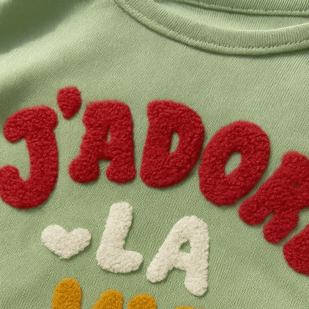 Todlerry Girls Cotton T-Shirt | Adorable Green | Soft & Breathable | 100% Cotton