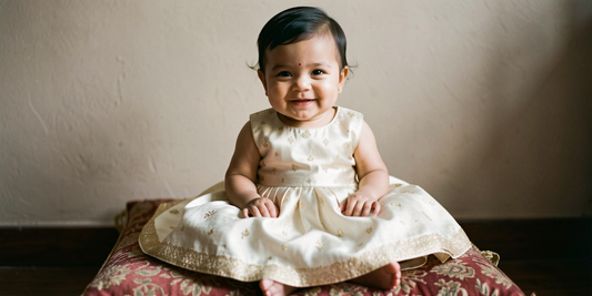 indian baby frock size chart