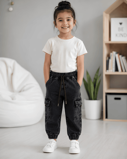 Durable Everyday Wash Black Play Joggers