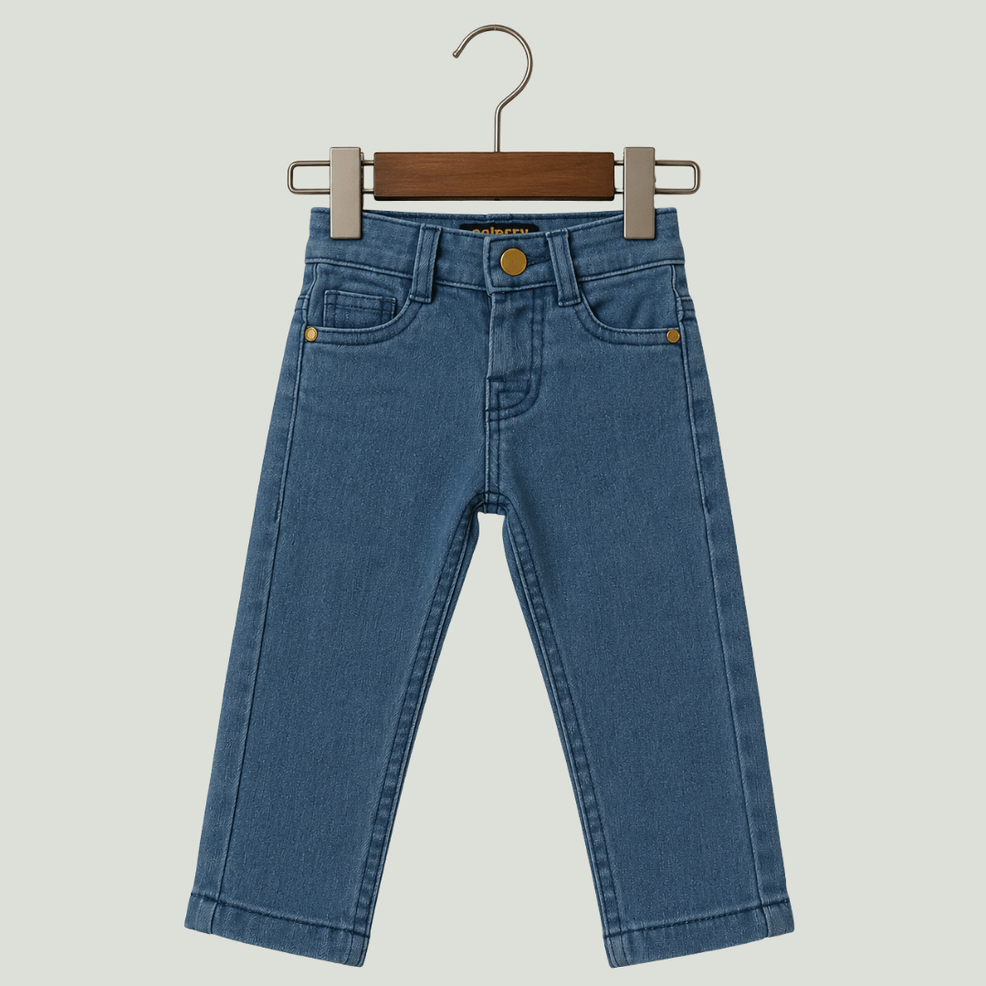 Classic Comfort Fit Kids Denim Jeans | Durable Everyday Play Joggers