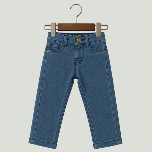 Classic Comfort Fit Kids Light Blue Denim Jeans