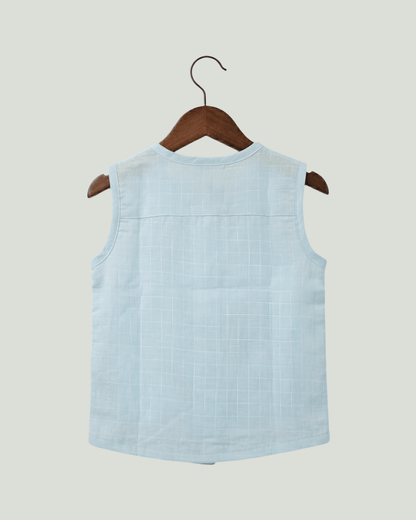 Premium Muslin Sleeveless Jabla for Babies (Pack of 3) – 100% Organic Cotton Infant Vest