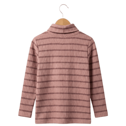 Unisex Peach High Neck T-Shirt