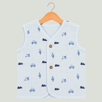 Unisex Soft Cotton Sleeveless Jhabla