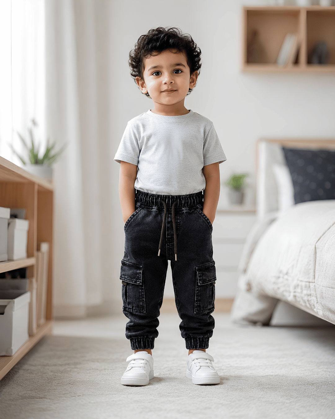 Classic Comfort Fit Kids Denim Jeans | Durable Everyday Play Joggers
