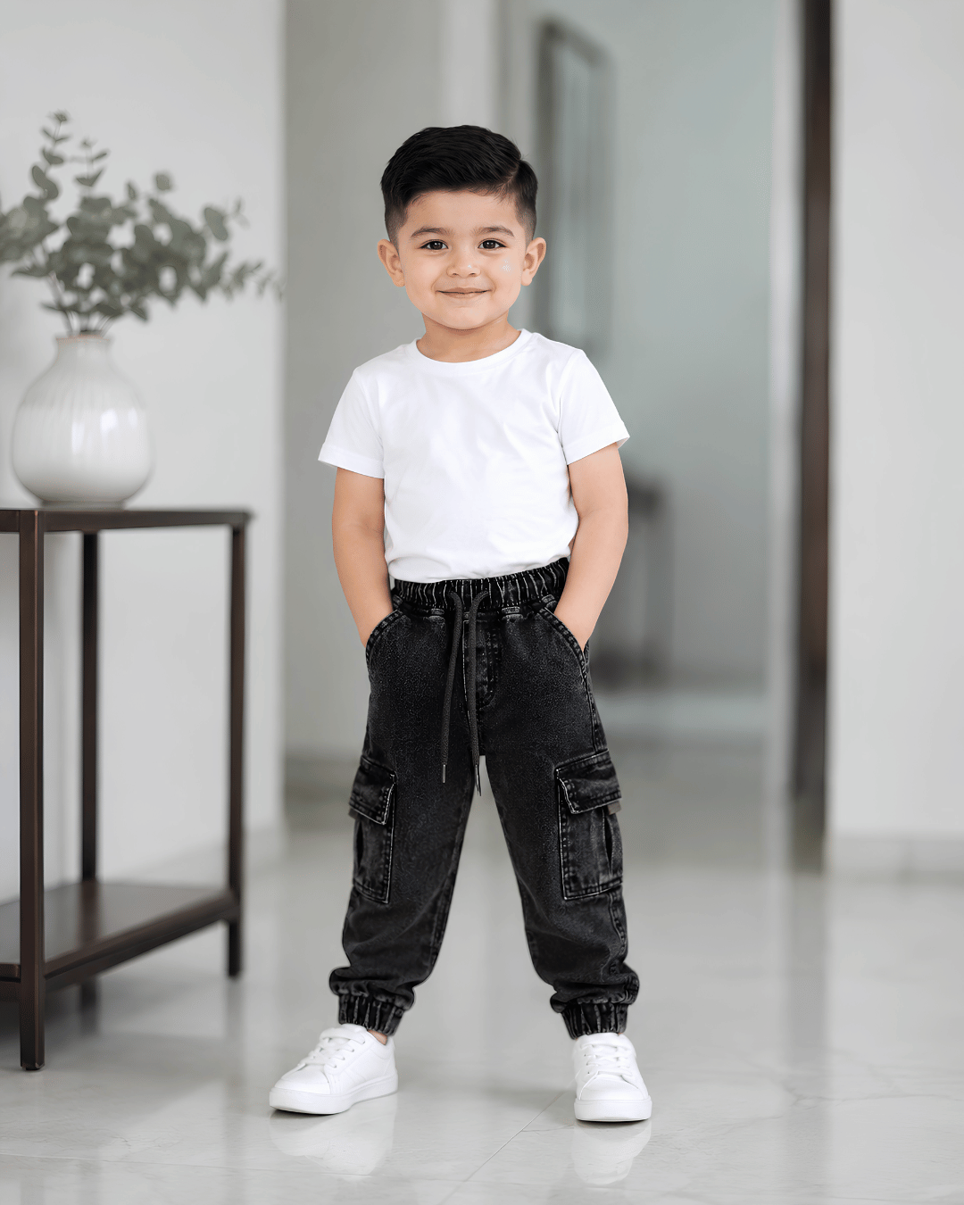 Classic Comfort Fit Kids Denim Jeans | Durable Everyday Play Joggers
