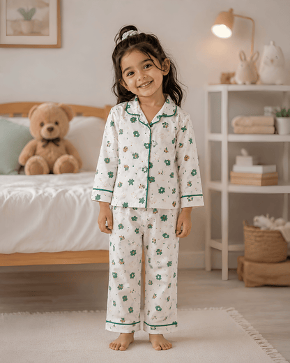 Todlerry Kids Cotton Night Suit – Fish Print