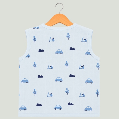 Unisex Soft Cotton Sleeveless Jhabla