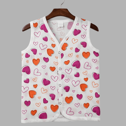 Summer Cotton Snap Up Jhabla & Shorts Set