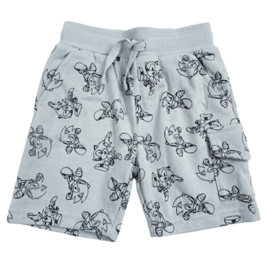 Unisex Light Blue Polo Shorts