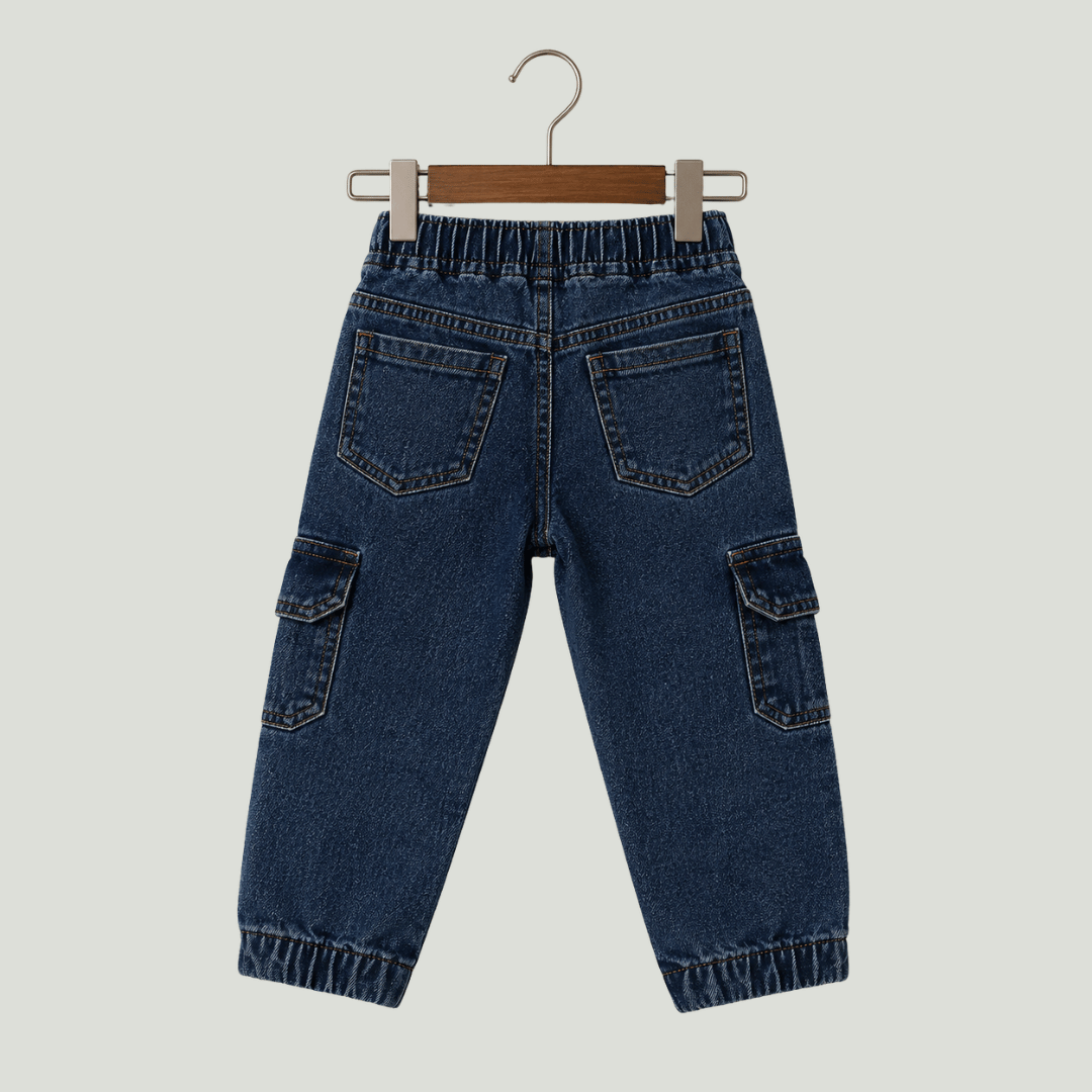 Classic Comfort Fit Kids Denim Jeans | Durable Everyday Play Joggers