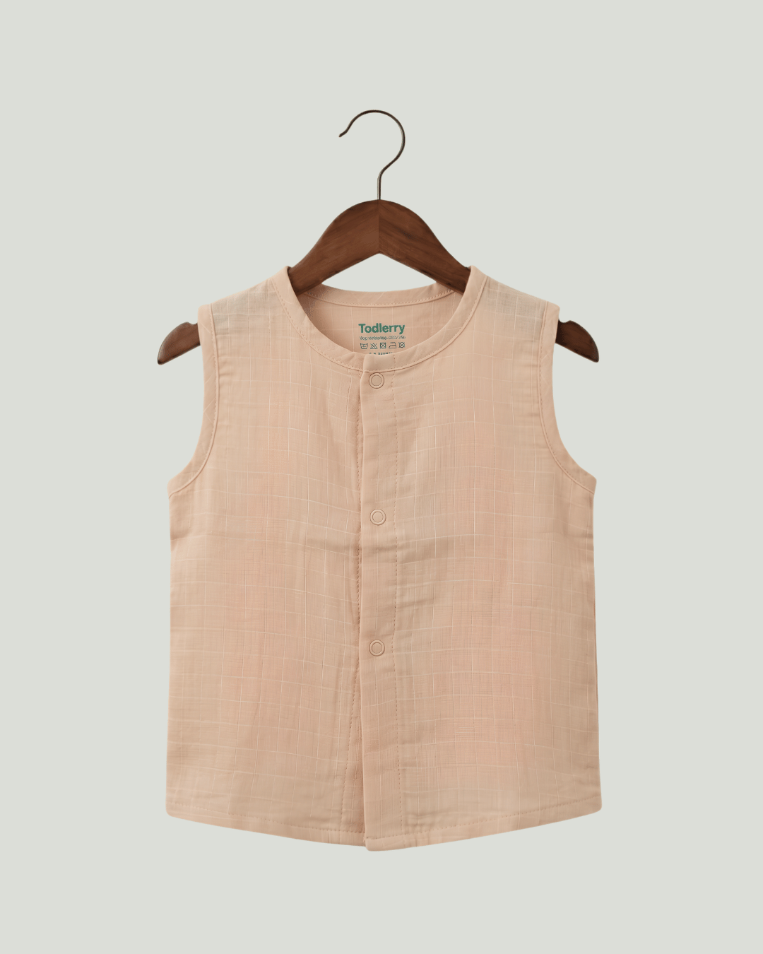 Premium Muslin Sleeveless Jabla for Babies (Pack of 3) – 100% Organic Cotton Infant Vest