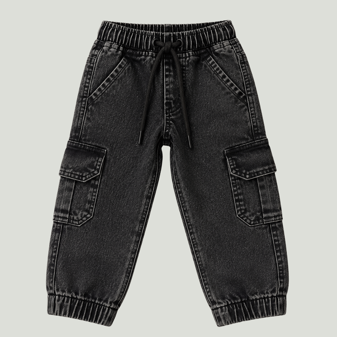 Classic Comfort Fit Kids Denim Jeans | Durable Everyday Play Joggers