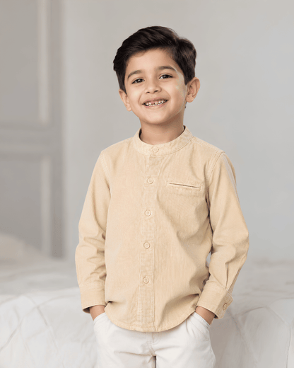 Todllerry Boys Full Sleeve Corduroy Cotton Shirt