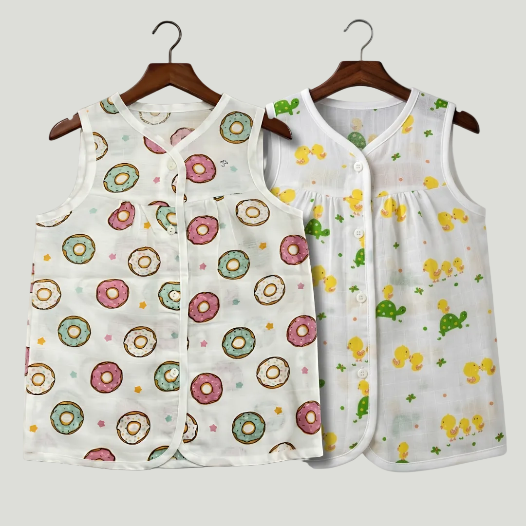 Summer Everyday Frocks - Front Open (Set of 2)