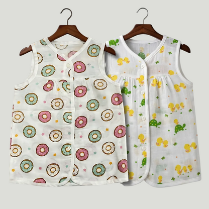 Summer Everyday Frocks - Front Open (Set of 2)