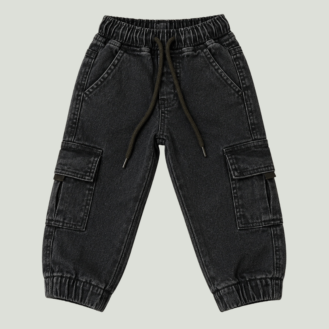 Classic Comfort Fit Kids Denim Jeans | Durable Everyday Play Joggers