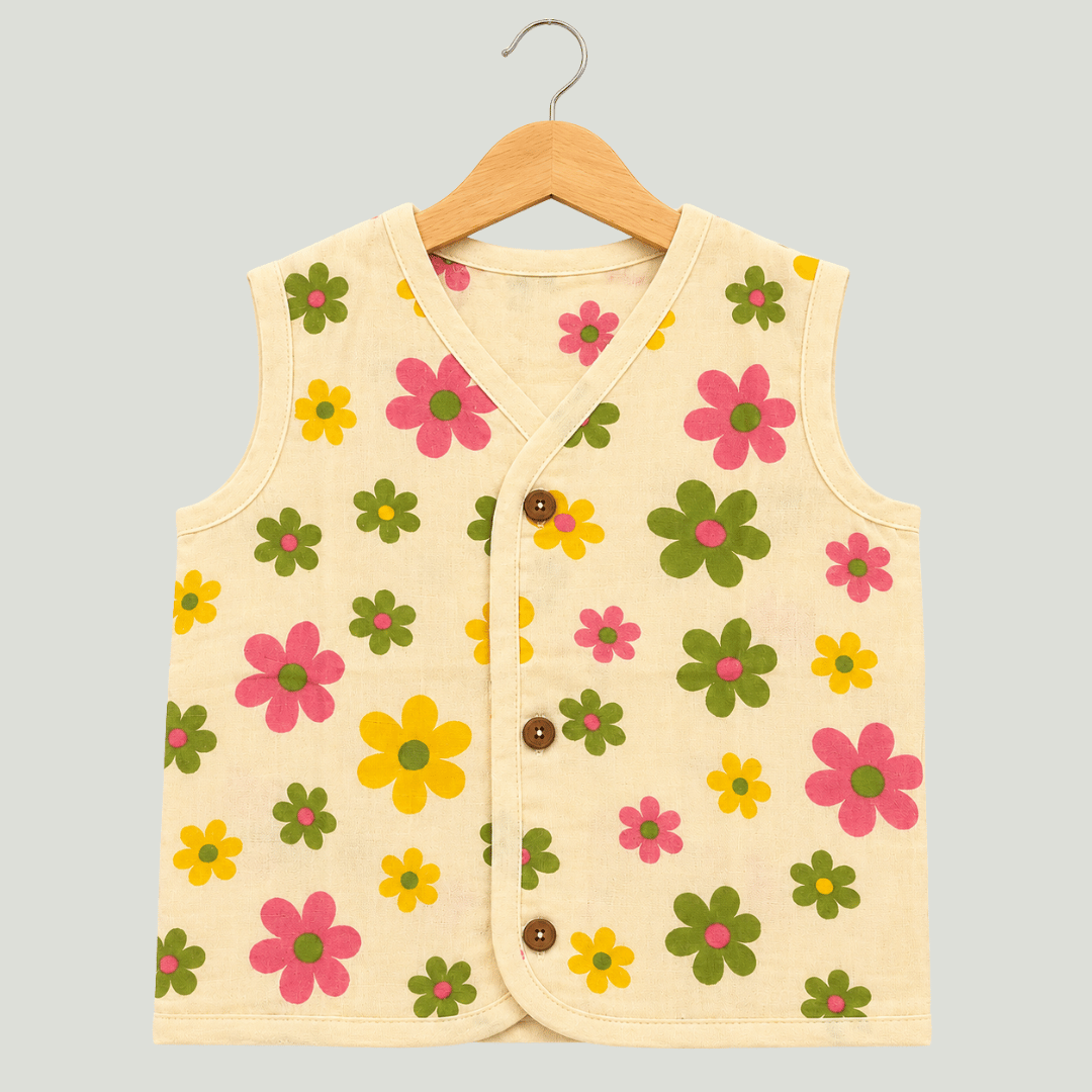 Unisex Soft Cotton Sleeveless Jhabla