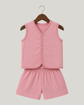 Soft Cotton Baby Jhabla & Shorts Set