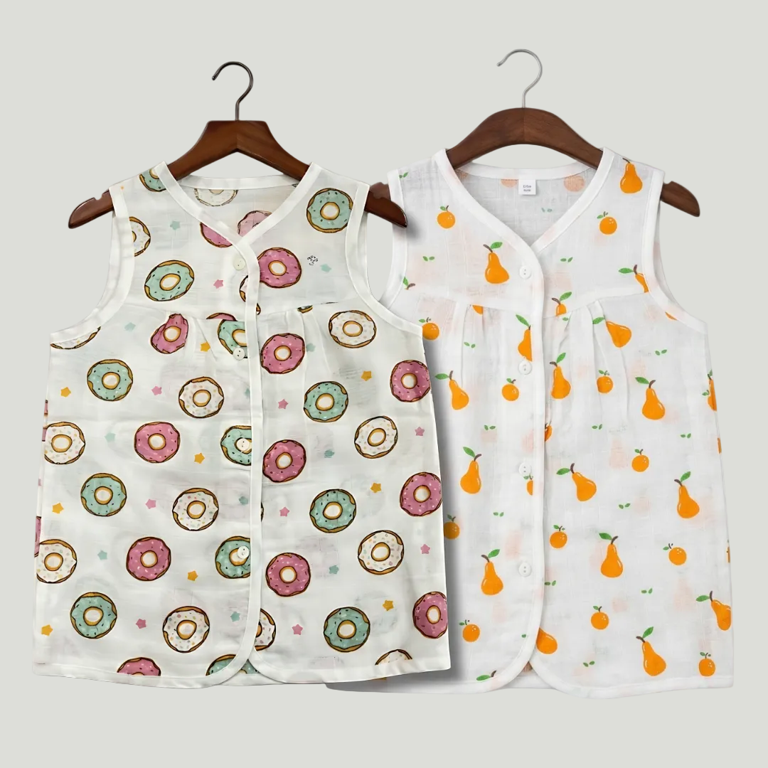 Summer Everyday Frocks - Front Open (Set of 2)